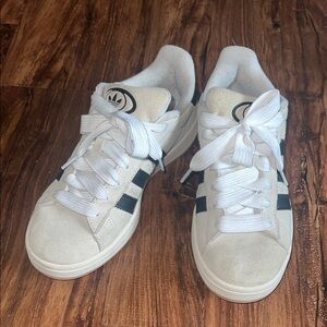 adidas Women's Campus 00s Crystal White Black Shoes